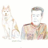 man and dog